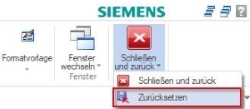 Teil schließen im Kontext der Solid Edge Baugruppe
