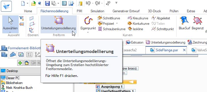 Subdivision Modeling Unterteilungsmodellierung