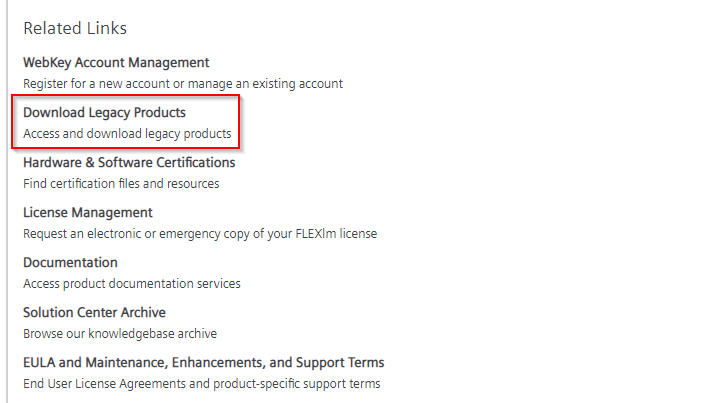 GTAC Downloadlinks ehemals