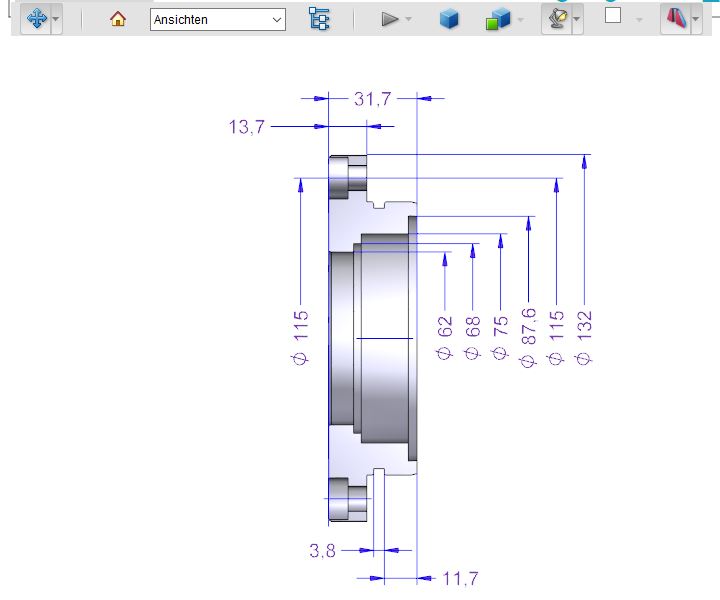3D PDF Einzelteil