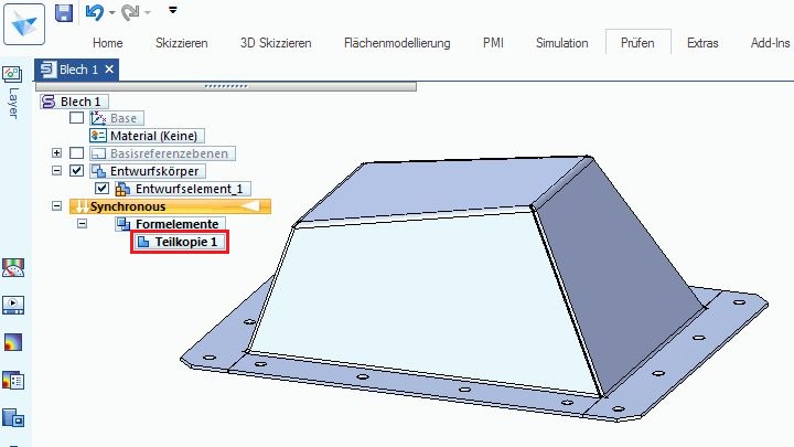 Solid Edge Teilekopie