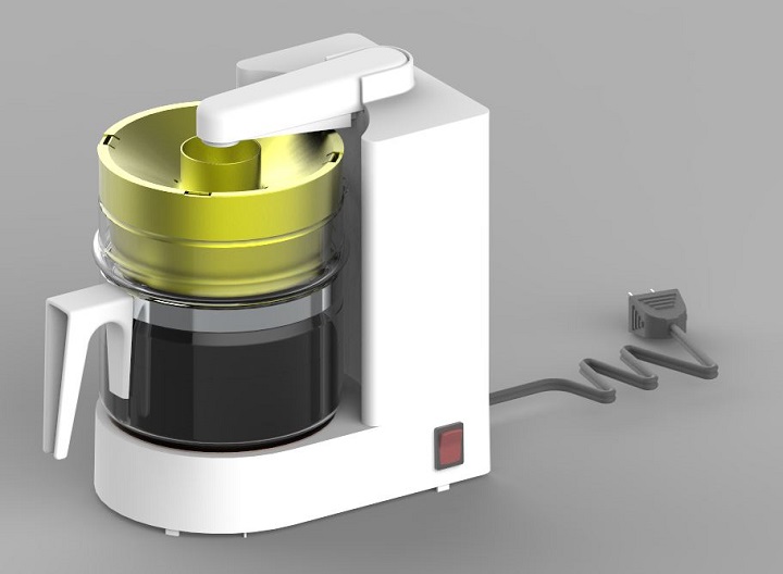 Kaffeemaschine Rohzustand