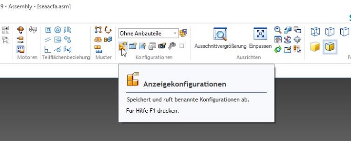 Anzeigekonfigurationen
