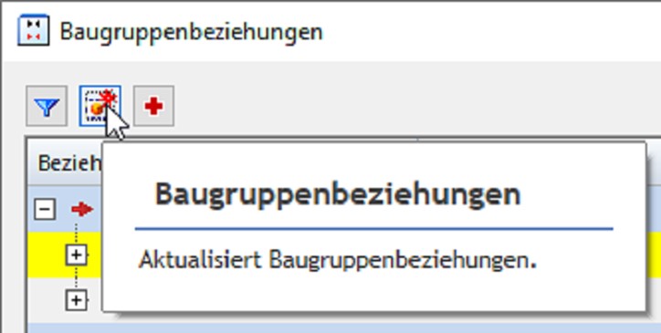 Baugruppenbeziehungen aktualisieren