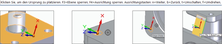Teil vor Ort erstellen Solid Edge