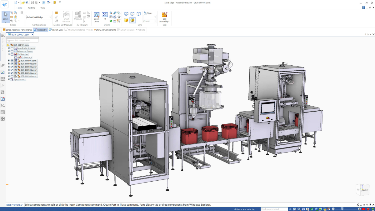 Baugruppenvorschau in Solid Edge 2022